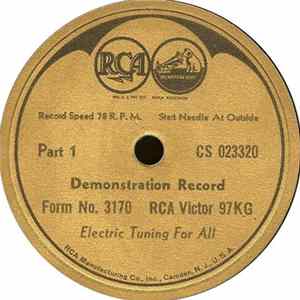 Unknown Artist - Demonstration Record FLAC