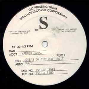 Maze - Love's On The Run FLAC