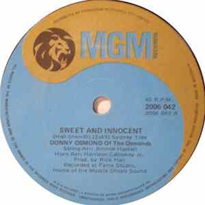 Donny Osmond Of The Osmonds - Sweet And Innocent FLAC