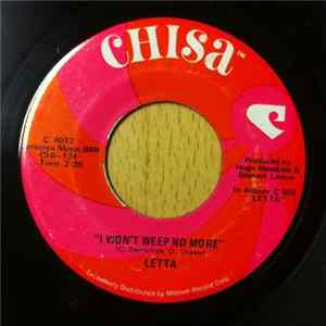 Letta - I Won't Weep No More / You Touched Me FLAC