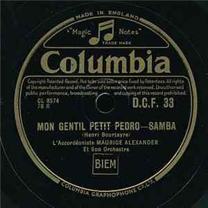 L'Accordeoniste Maurice Alexander Et Son Orchestre - Mon Gentil Petit Pedro / La Seine FLAC