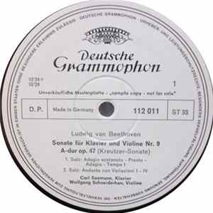 Ludwig van Beethoven, Pierre Fournier, Wolfgang Schneiderhan, Friedrich Gulda, Carl Seemann - Sonate Für Klavier Und Violine Nr.9 A-Dur Op.47 (Kreutzer-Sonate) / Sonate Für Klavier Und Violoncello C-Dur Op.102 Nr.1 FLAC