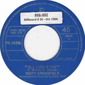 Dusty Springfield - All I See Is You FLAC