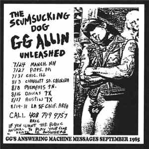 GG Allin - Answering Machine Messages & Interview 1985-86 FLAC