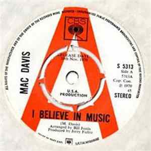 Mac Davis - I Believe In Music FLAC