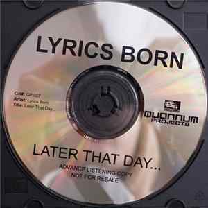 Lyrics Born - Later That Day... FLAC