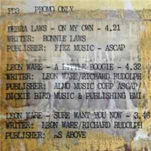 Debra Laws / Leon Ware - On My Own / A Little Boogie / Sure Want You Now FLAC
