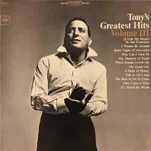Tony Bennett - Tony's Greatest Hits Volume III FLAC