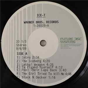 Ice-T - The Iceberg (Freedom Of Speech... Just Watch What You Say) FLAC