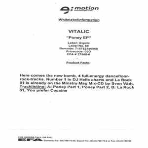 Vitalic - Poney EP FLAC