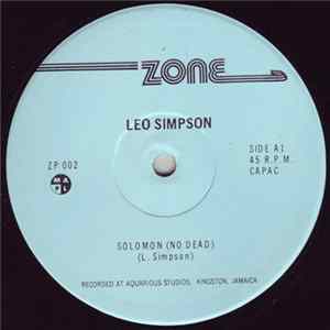 Leo Simpson - Solomon (No Dead) / Rise Natty Rise FLAC