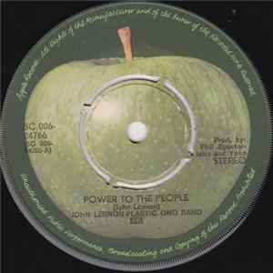 John Lennon - Plastic Ono Band - Power To The People FLAC