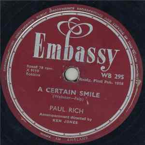 Paul Rich - A Certain Smile / On The Street Where You live FLAC