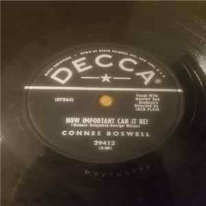Connie Boswell - How Important Can It Be! / Fill My Heart With Happiness FLAC