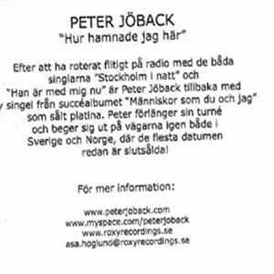 Peter Jöback - Hur Hamnade Jag Här FLAC