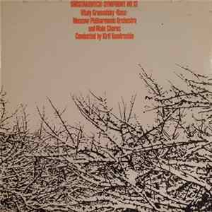 Shostakovitch / Vitaly Gromadsky «Bass» / Moscow Philharmonic Orchestra And Male Chorus Conducted By Kiril Kondrashin - Symphony No. 13 FLAC