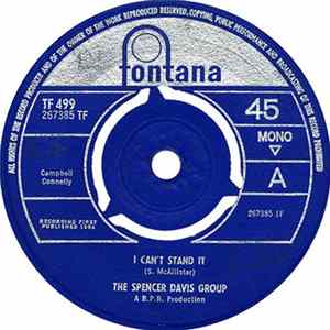 The Spencer Davis Group - I Can't Stand It / Midnight Train FLAC