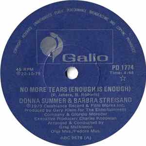 Barbra Streisand & Donna Summer - No More Tears (Enough Is Enough) FLAC