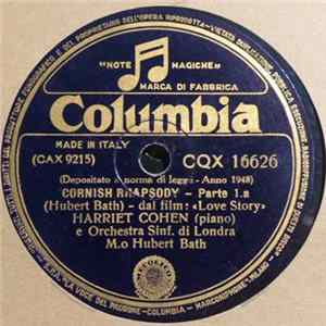 Harriet Cohen, Orchestra Sinf. Di Londra, Hubert Bath - Cornish Rhapsody FLAC