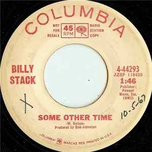 Billy Stack - Some Other Time FLAC