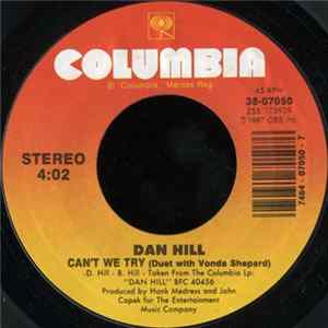 Dan Hill With Vonda Shepard - Can't We Try FLAC