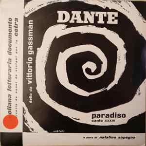 Dante, Vittorio Gassman - Canto XXXIII Del Paradiso FLAC