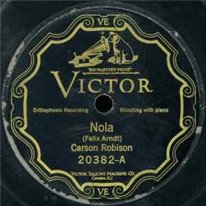 Carson Robison - Nola / Whistle-itis FLAC