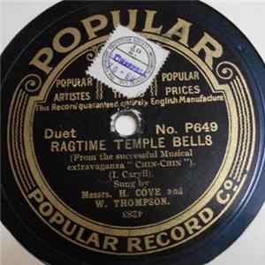 H. Cove And W. Thompson - Ragtime Temple Bells / Kentucky Home FLAC