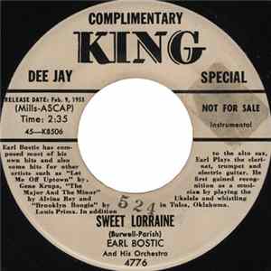 Earl Bostic And His Orchestra - Sweet Lorraine / Melody Of Love FLAC