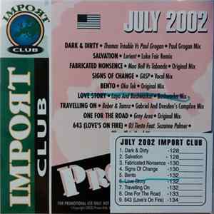 Various - Promo Only Import Club: July 2002 FLAC