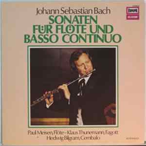 Johann Sebastian Bach - Paul Meisen / Klaus Thunemann / Hedwig Bilgram - Sonaten Für Flöte Und Basso Continuo FLAC