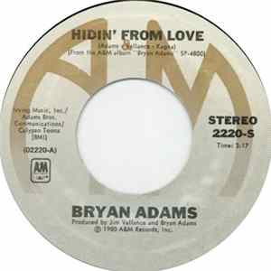 Bryan Adams - Hidin' From Love FLAC