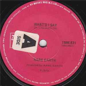 Rare Earth - What'd I Say FLAC