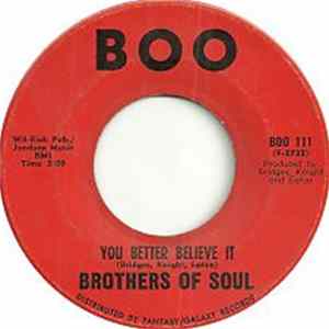 Brothers Of Soul - You Better Believe It / A Lifetime FLAC