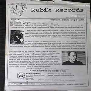 Konsta / Kubiks - Autumn / The Seeker (Davide Carbone Remix) FLAC