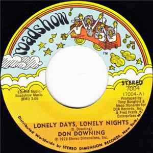 Don Downing - Lonely Days, Lonely Nights FLAC