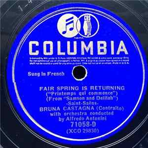 Bruna Castagna - Fair Spring Is Returning / My Heart At Thy Sweet Voice FLAC