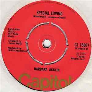 Barbara Acklin - Special Loving / You Give Him Everything, But I Give Him Love FLAC