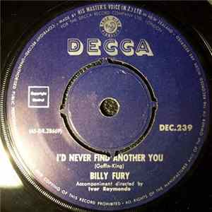 Billy Fury - I'd Never Find Another You FLAC