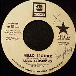 Louis Armstrong - Hello Brother / The Sunshine Of Love FLAC