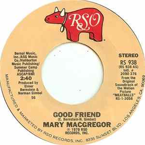 Mary MacGregor - Good Friend FLAC