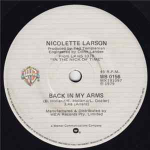 Nicolette Larson - Back In My Arms FLAC