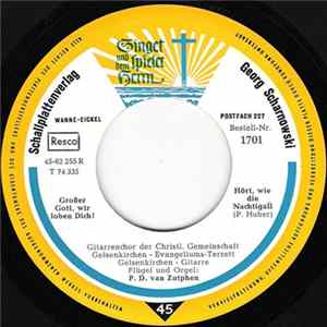 Evangeliums-Terzett Gelsenkirchen Gitarre, Gitarrenchor Der Christl. Gemeinschaft Gelsenkirchen - Hört, Wie Die Nachtigall / Einstens Las Ich Von Einer Stadt Salem FLAC