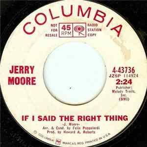 Jerry Moore - If I Said The Right Thing FLAC