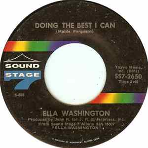 Ella Washington - Doing The Best I Can / Sweeter And Sweeter (Ray, Ray, Ray) FLAC