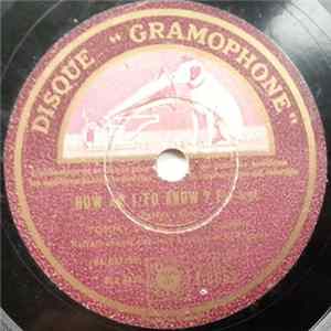 Tommy Dorsey Et Son Orchestre - How Am I To Know / I'll See You In My Dreams FLAC