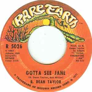 R. Dean Taylor - Gotta See Jane FLAC