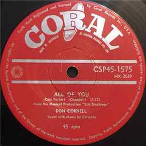 Don Cornell - All Of You / Unchained Melody FLAC