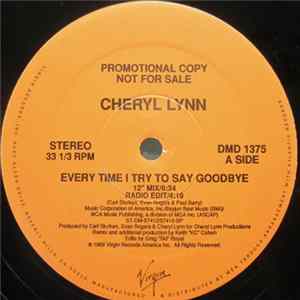 Cheryl Lynn - Every Time I Try To Say Goodbye FLAC