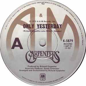 Carpenters - Only Yesterday FLAC